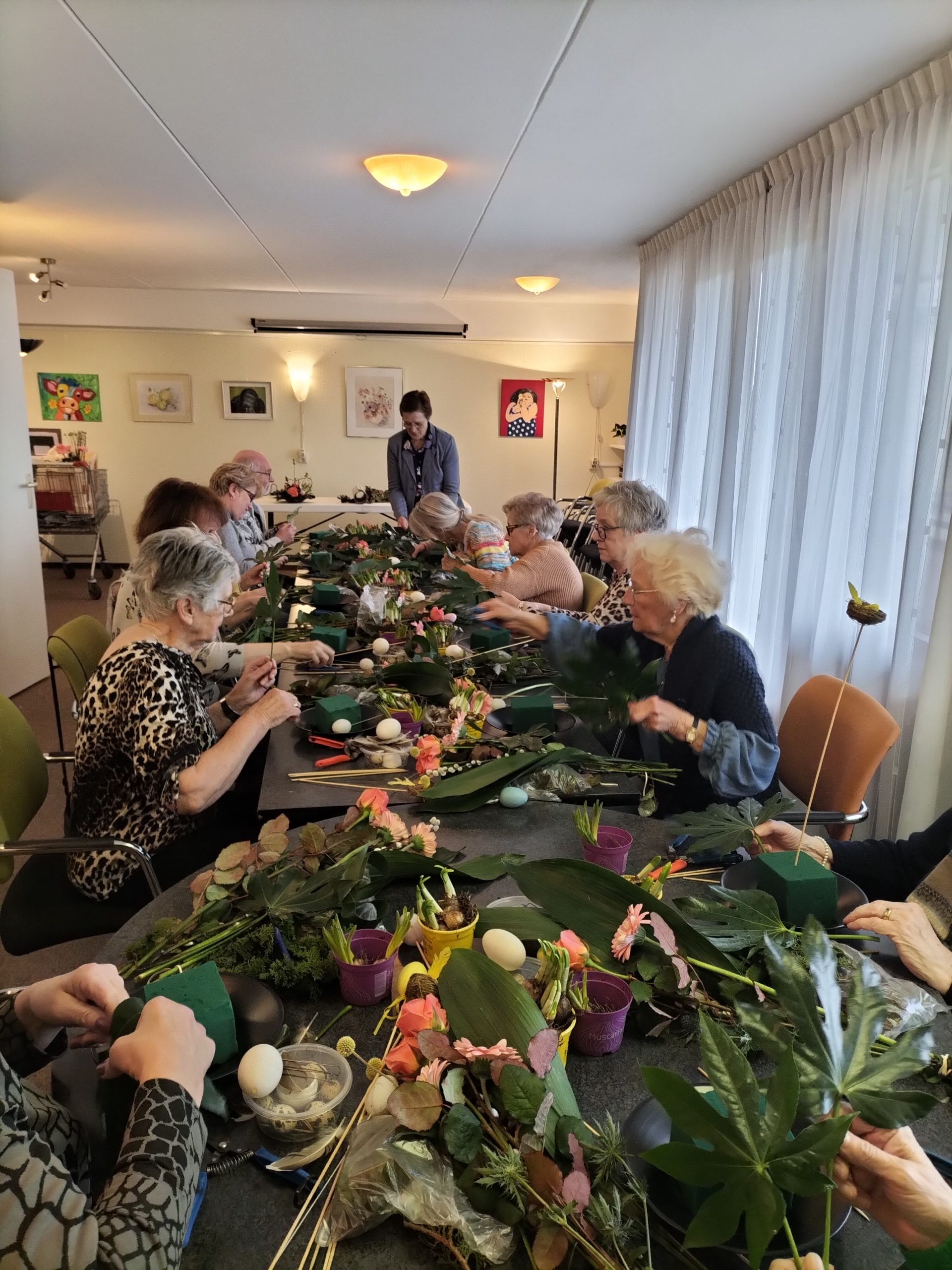 Verslag van de workshop paasstukken 2024 maken